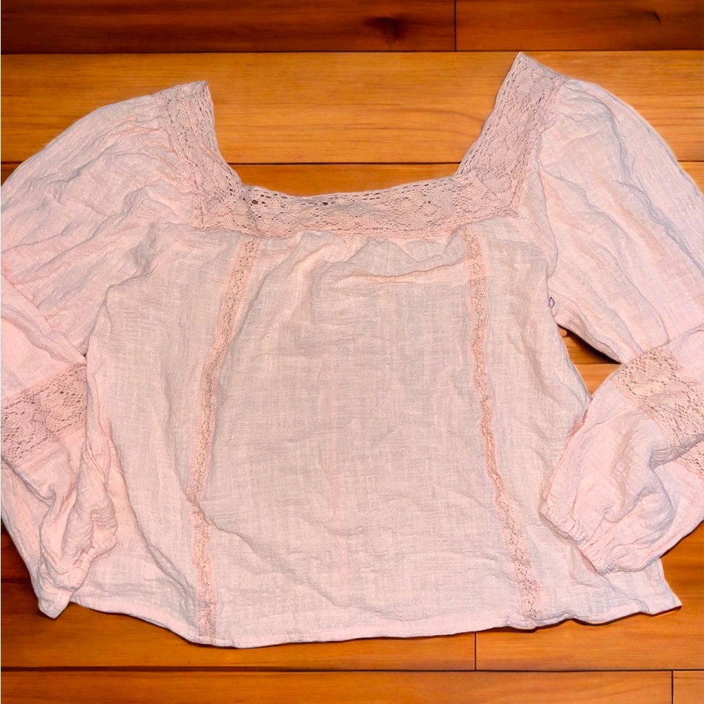 First Impressions Pink Blouse Small